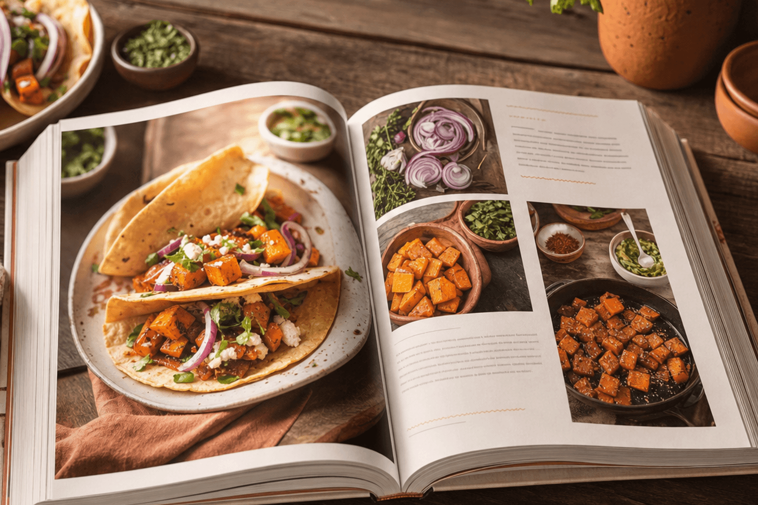 Public recipe website preview